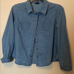 Rue 21 button up denim